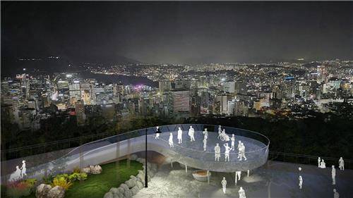 남산 360도 전망대 조감도. 서울시 제공