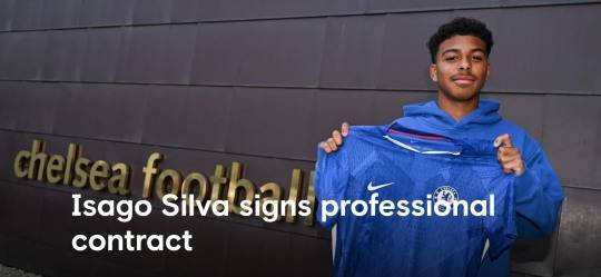 첼시와 프로 계약에 성공한 이사구 시우바. 사진[연합뉴스]