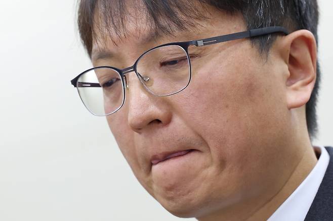 박대준 쿠팡 대표가 2일 서울 여의도 국회에서 열린 과학기술정보방송통신위원회 전체회의에 참석해 있다. [연합뉴스]