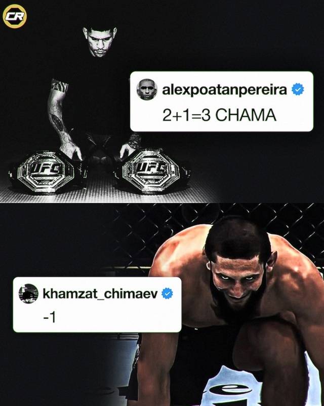 ‘불합리한 남자’ 알렉스 페레이라가 UFC 역사상 첫 트리플 챔피언 도전을 예고했다. 그리고 함자트 치마에프는 그를 원하고 있다. 사진=챔피언십 라운드 SNS