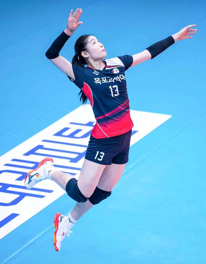 목포과학대 선수로 활약하는 인쿠시 [인쿠시 인스타그램 캡처. 재판매.DB 금지]