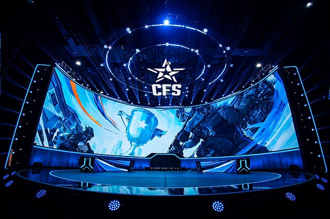 CFS 2025 그룹 스테이지 양자계 스튜디오(사진=스마일게이트 제공).