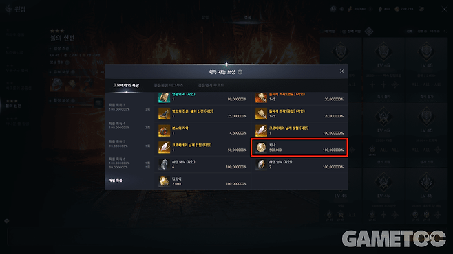 원정과 초월 보상으로 대량의 키나를 획득할 수 있다 (사진=김영찬 기자)