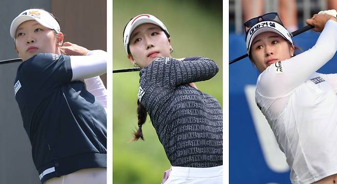 왼쪽부터 방신실, 이동은, 이정은6.