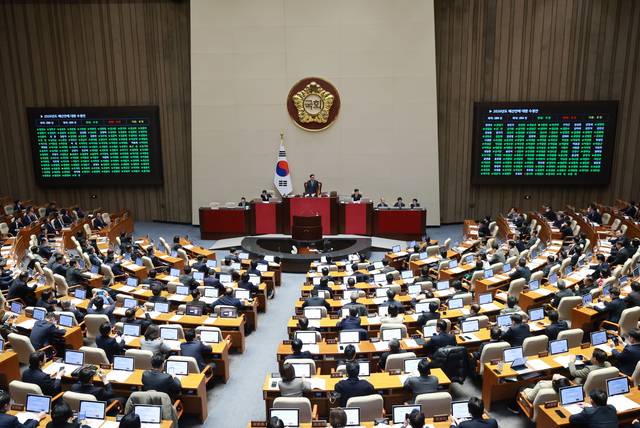 2026년도 예산안 가결. [연합뉴스]