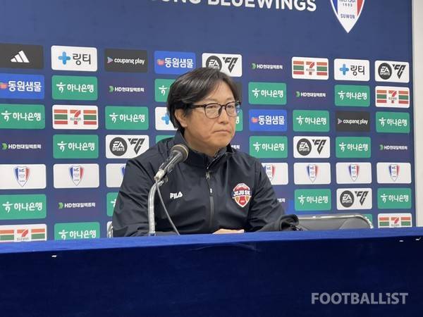 김정수 제주SK 감독대행. 김희준 기자