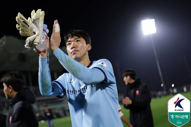 부천FC1995 골키퍼 김형근. 사진=프로축구연맹