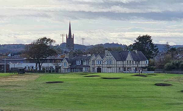 개인전 둘째 날 경기가 열린 몬트로스 링크스 18번홀.