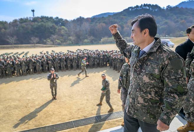 안규백 국방부 장관. 국방부 제공