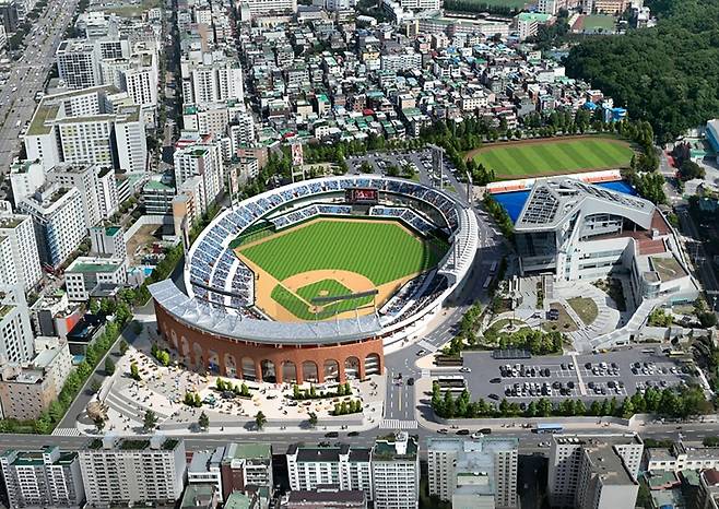 성남시 야구전용구장 조감도 [성남시 제공]