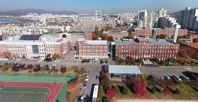 의왕시에 위치한 한국교통대학교 의왕캠퍼스 전경. 사진=한국교통대 의왕캠퍼스