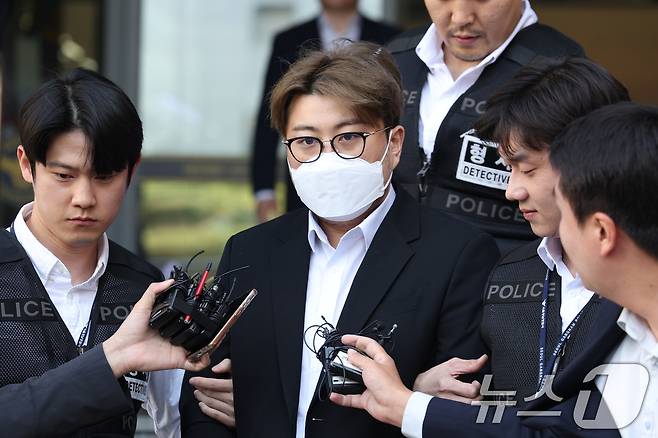 '음주 뺑소니' 혐의를 받는 트로트 가수 김호중 씨. 2024.5.31/뉴스1 ⓒ News1 박정호 기자
