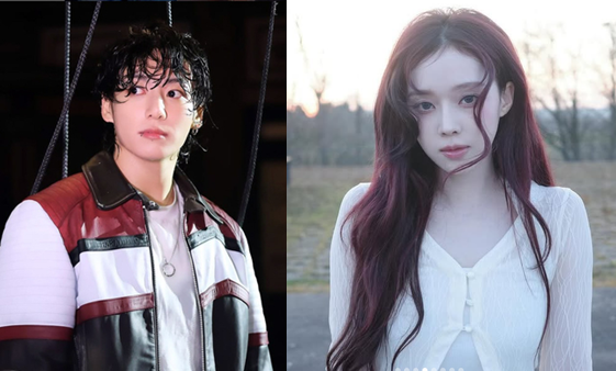 방탄소년단 정국, 에스파 윈터. 사진| 본인 SNS