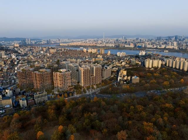 더파크사이드 서울 조감도