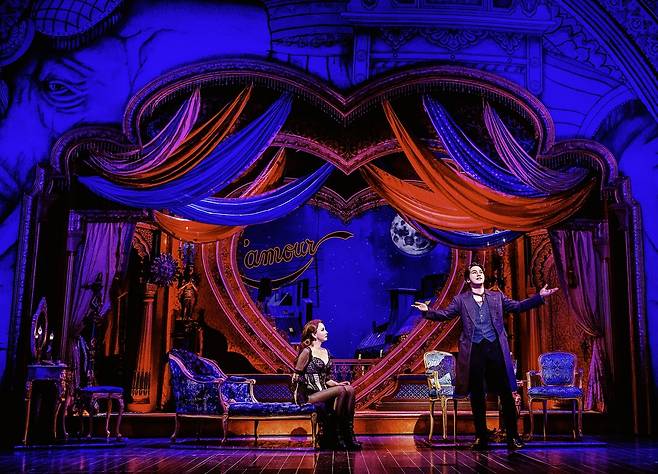 홍광호 김지우가 호흡을 맞춘 뮤지컬 ‘물랑루즈’  [CJ ENM 제공]