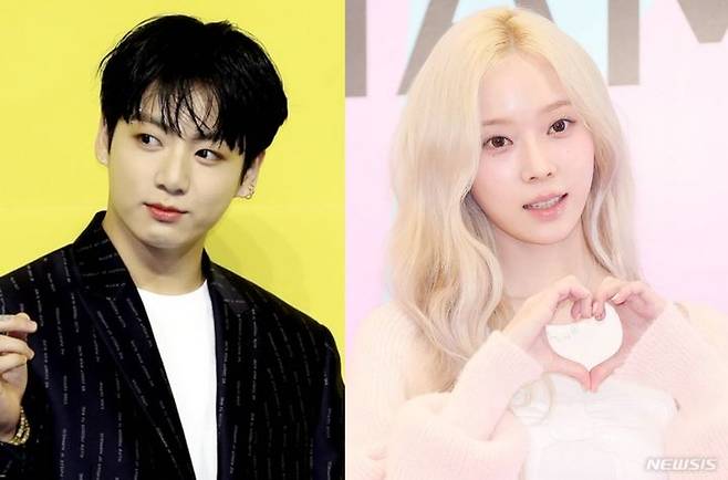 [서울=뉴시스] 그룹 '방탄소년단'(BTS) 정국, 걸그룹 '에스파' 윈터. (사진=뉴시스DB) 2025.12.05. photo@newsis.com *재판매 및 DB 금지