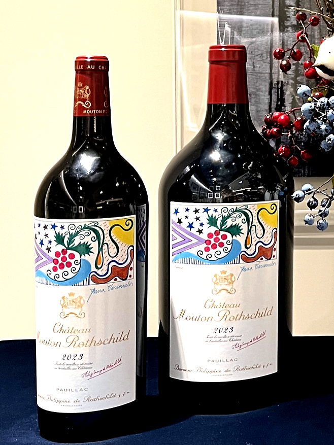 샤토 무통 로칠드 2023 아트 레이블. 에노테카코리아 제공