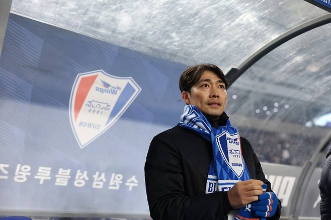 변성환 수원 감독은 3일 제주와 승강 PO 1차전 홈경기에서 패한 뒤 골 결정력을 강화해야 승격할 수 있다고 돌아봤다. 사진제공│한국프로축구연맹