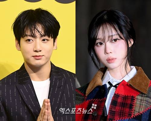 정국 윈터 열애설이 불거졌다