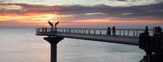 영광 백수 해안도로에 조성된 노을전망대. <전남도 제공>