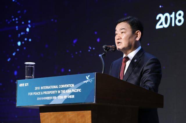 안부수 아태평화교류협회 회장. 한국일보 자료사진