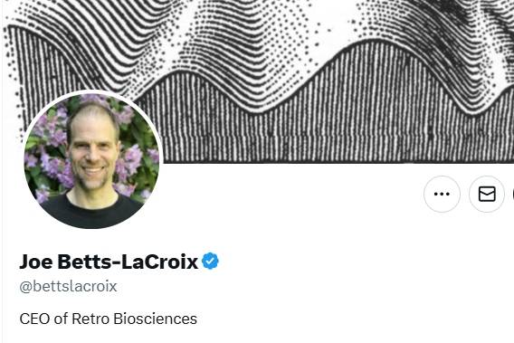 조-베츠 라크루아 레트로바이오 대표/사진= 소셜미디어 X