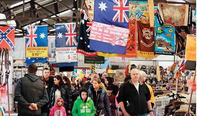 멜버른을&nbsp;대표하는 시장인&nbsp;퀸 빅토리아 마켓. GETTYIMAGES