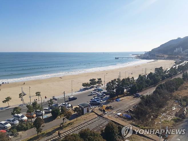 부산 송정해수욕장 [연합뉴스 자료사진. 재판매 및 DB금지]