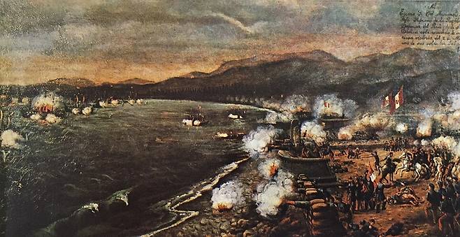 스페인과 남미 동맹군의 전쟁.