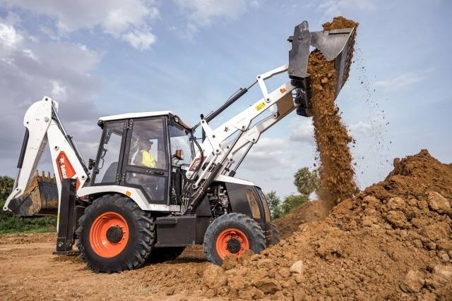 두산밥캣 백호로더 모습. [두산밥캣 제공]