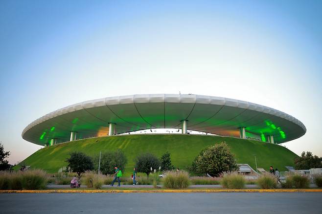 한국이 월드컵 1,2차전을 치르는 멕시코 과달라하라의 아크론 스타디움. 사진 | 로이터연합뉴스