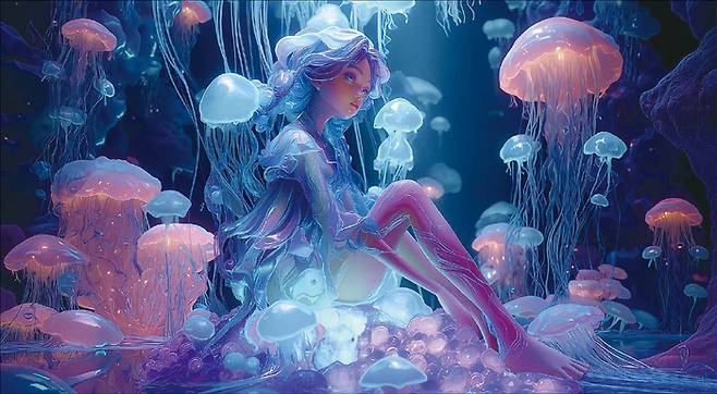 애니메이션 시장에도 AI 도입이 활발하다. 사진 왼쪽은 CJ ENM이 제작한 100% AI 애니메이션 ‘캣 비기’, 아래는 ‘킹 오브 킹스’를 제작한 모팩스튜디오가 만든 AI 콘셉트. (각 사 제공)