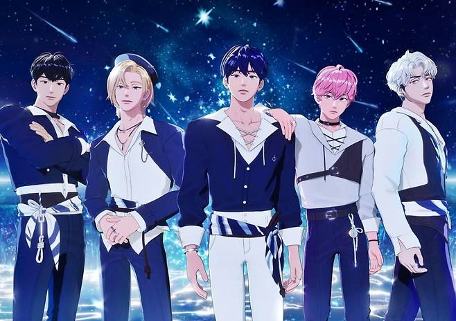 5인조 버추얼 보이그룹 '플레이브(PLAVE)./사진=블래스트