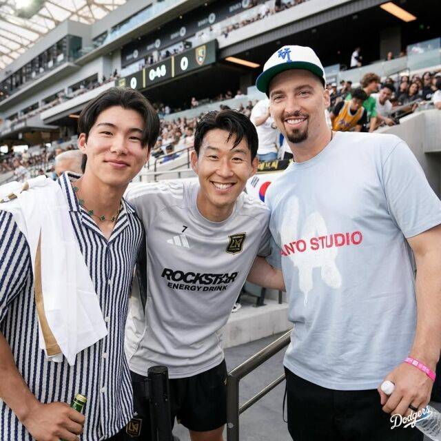 김혜성, 손흥민, 블레이크 스넬./LA FC