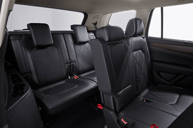 폭스바겐 아틀라스 7인승 3열 공간. 사진제공 ｜폭스바겐코리아