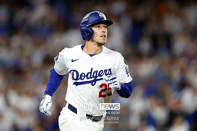 ▲ LA 다저스 유틸리티 플레이어 토미 에드먼이은 발목 부상으로 수술대에 올랐다.
