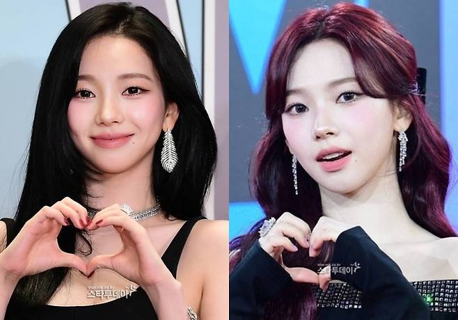 최근 뷰티 씬에서 가장 뜨거운 키워드 역시 ‘카리나 메이크업’. 사진 ㅣ스타투데이DB