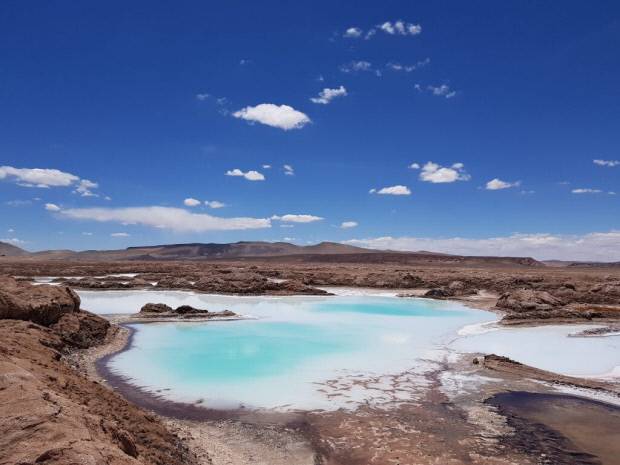 아르헨티나 살타주(州) 옴브레 무에르토(Hombre Muerto) 염호. 사진=포스코 제공