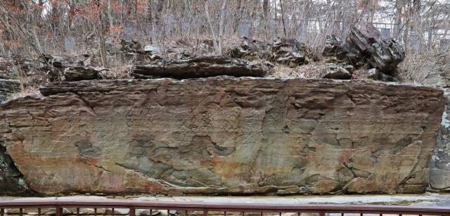 울산 울주군 ‘천전리 명문과 암각화.’ 울산시 제공