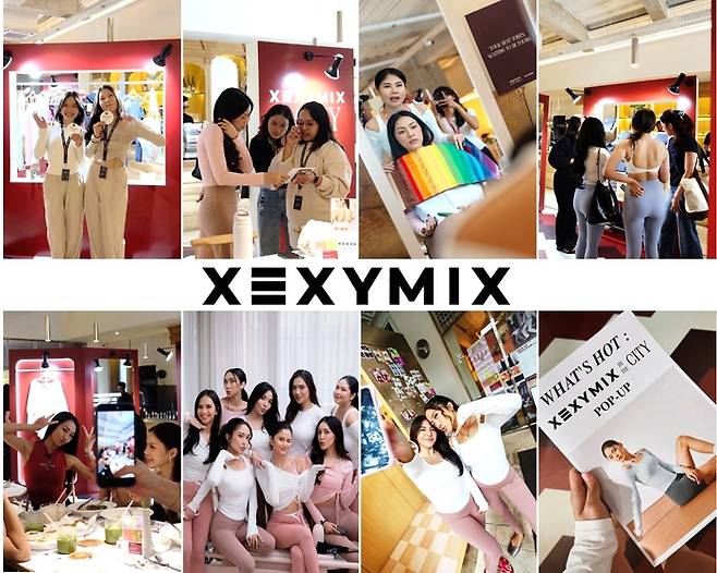 젝시믹스 인도네시아 팝업 프로젝트 '젝시믹스 인 더 시티' 현장