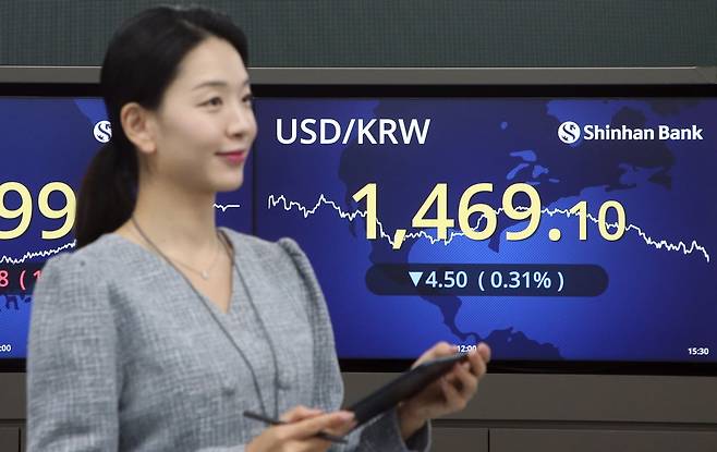 신한은행 딜링룸. 사진=신한은행