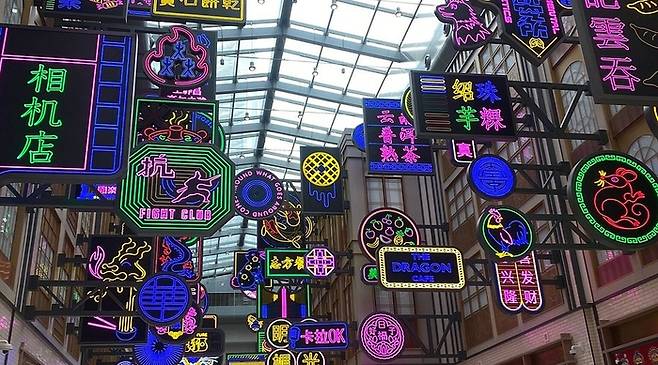 두바이몰 내에 공식적으로 조성된 차이나타운 전경 / 사진=두바이관광청