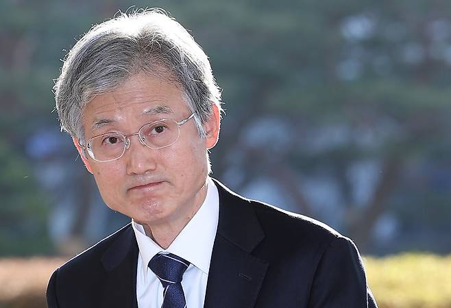 12월8일 조희대 대법원장이 대법원으로 출근하고 있다. ⓒ연합뉴스