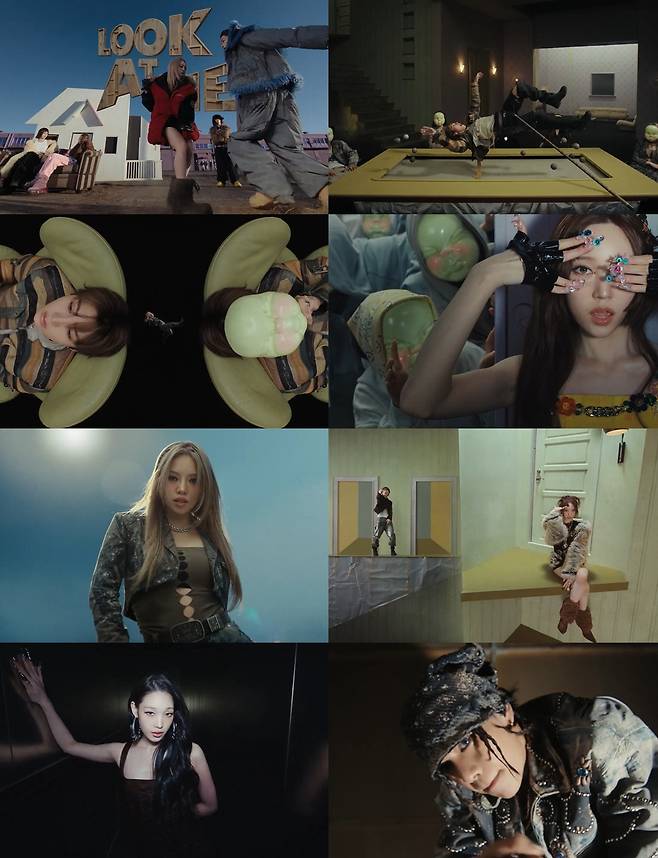 ‘룩 앳 미’ 뮤직비디오 갈무리.