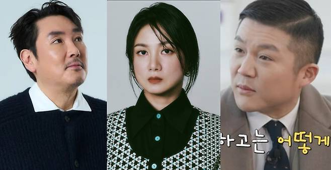 배우 조진웅(왼쪽), 박나래, 조세호.  사진=콘텐츠 웨이브, 박나래 본인, tvN 캡처