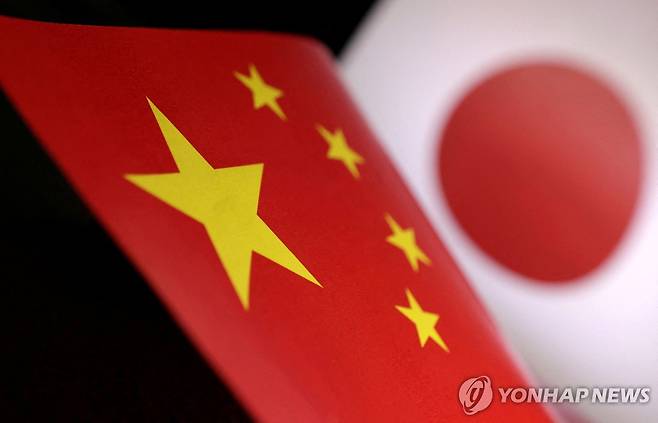 중국과 일본 국기 [로이터=연합뉴스 자료사진. 일러스트]