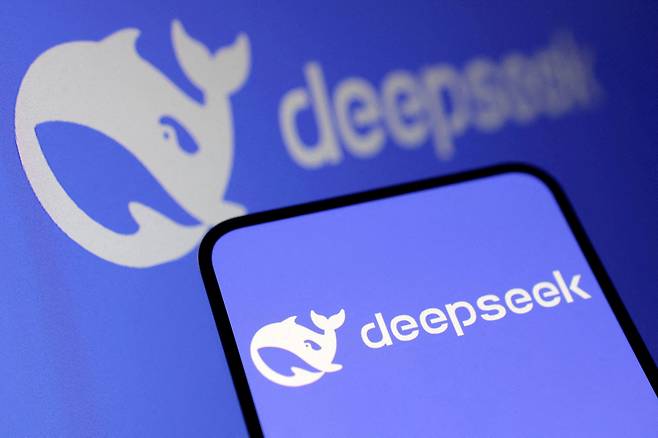 The Deepseek logo is seen in this illustration taken Jan. 27. [REUTERS/YONHAP]