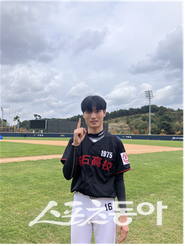 부석고 류윤곤 선수. 사진｜이은채 학생기자