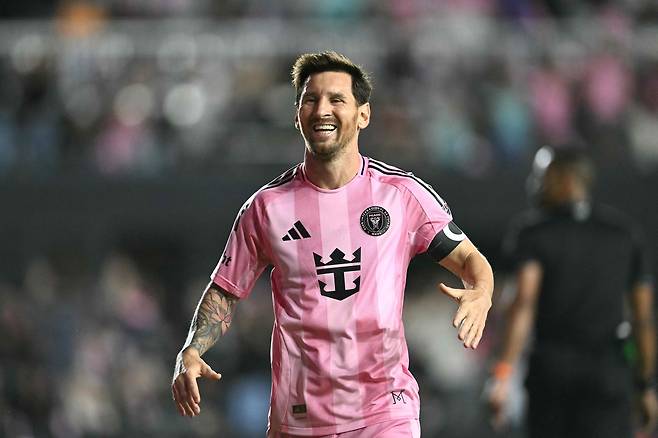 역대 최초로 MLS MVP 2연패를 차지한 리오넬 메시.  AFP연합뉴스