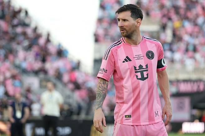 Lionel Messi is the first player in history to win two consecutive MLS MVP awards. AFP Yonhap News